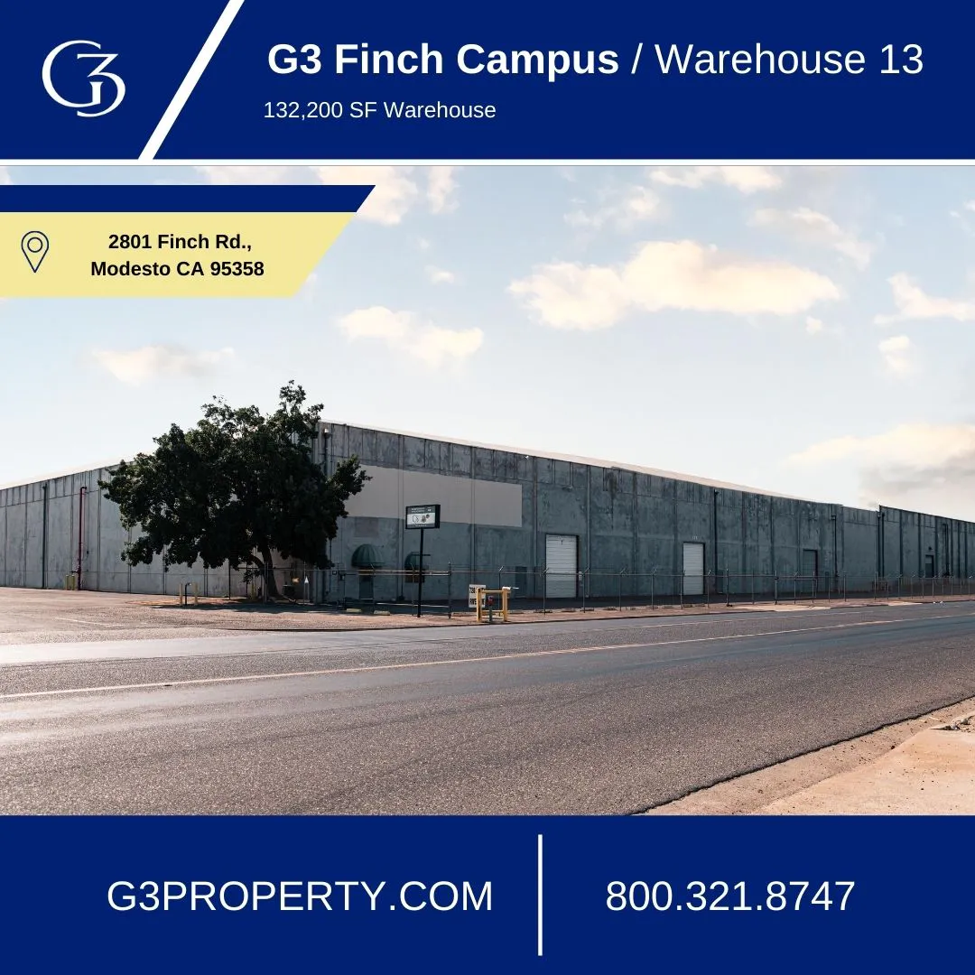 G3 Finch Campus | Building 13 | 720 South Riverside Dr, Modesto