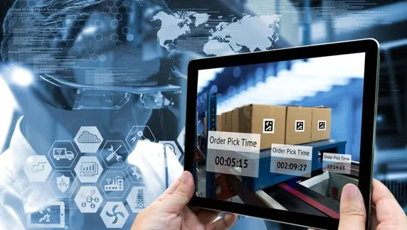 picture of smart warehouse technology