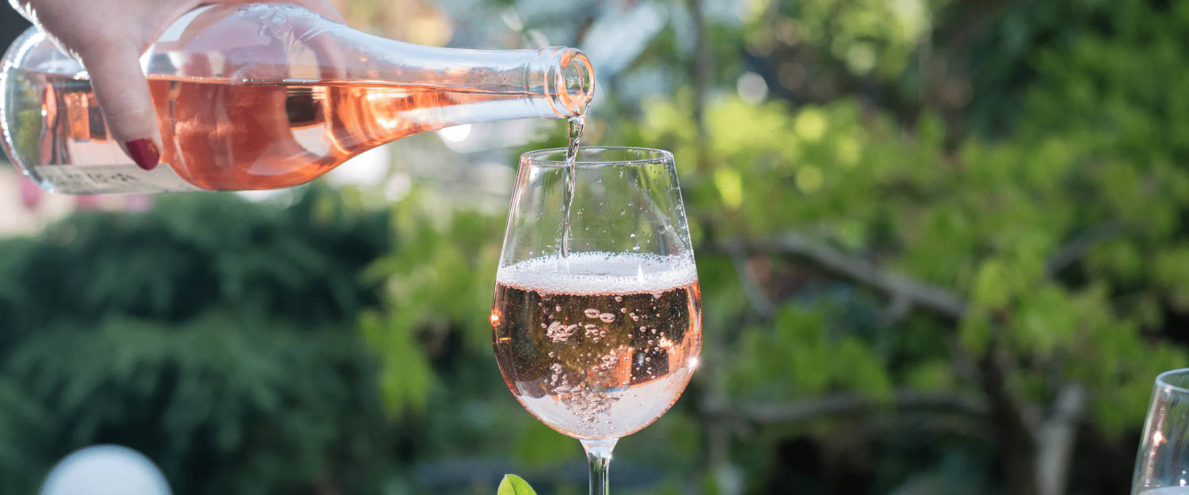 bottling rose and white wine