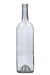 Bordeaux Wine Glass Bottles | 750mL Mid Punt | G3 Enterprises