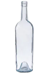 Tapered Bordeaux Wine Glass Bottles | 750mL Premium | G3 Enterprises
